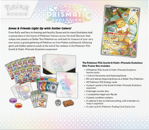 Pokémon TCG: Prismatic Evolutions - Elite Trainer Box